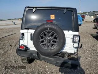2025 Jeep Wrangler Sport S with VIN 1C4PJXDN7SW500165, listed as a Copart auction lot 49271945 with 8,271 mi miles and Non repairable. Bid and sale history available at DreamBid. Image 6.