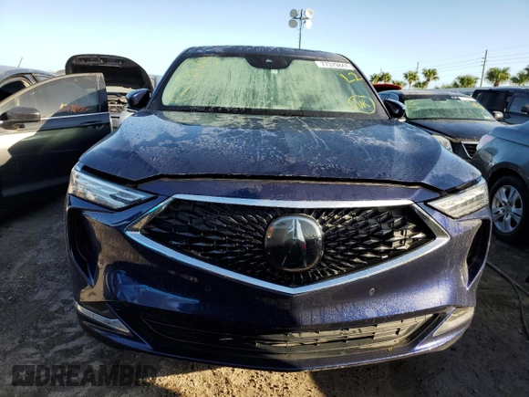 2023 Acura MDX w/Technology Package with VIN 5J8YD9H46PL007872, listed as a Copart auction lot 77379844 with 0 mi miles and Non Repairable. Bid and sale history available at carsss.com. Image 5.