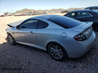2008 Hyundai Tiburon GS with VIN KMHHM66D48U285161, listed as a Copart auction lot 44455035 with 43,780 mi miles and Salvage Title. Bid and sale history available at carsss.com. Image 2.