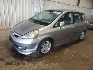 2007 Honda Fit Sport with VIN JHMGD38687S057153, listed as a Copart auction lot 66559765 with 60,938 mi miles and Salvage title. Bid and sale history available at DreamBid. Image 1.