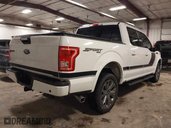 2016 Ford F-150 XLT with VIN 1FTEW1EF8GFD43685, listed as a IAAI auction lot 41984872 with 133,132 mi miles and . Bid and sale history available at carsss.com. Image 4.