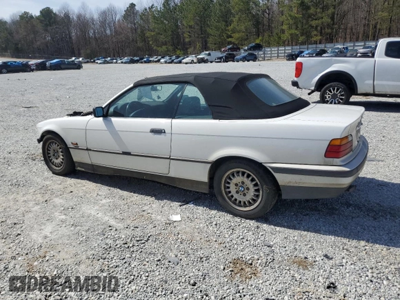 1995 BMW 3 Series 318iC with VIN WBABK6325SED18057, listed as a Copart auction lot 48123025 with 121,572 mi miles and Salvage Title. Bid and sale history available at carsss.com. Image 2.