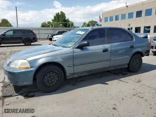 1996 Honda Civic LX "O" w/Air with VIN 2HGEJ6672TH527324, listed as a Copart auction lot 63497914 with 342,931 mi miles and Salvage Title. Bid and sale history available at carsss.com. Image 1.