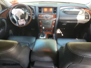 2015 Infiniti QX80 with VIN JN8AZ2NE9F9080157, listed as a Copart auction lot 65345124 with 126,394 mi miles and Salvage Title. Bid and sale history available at carsss.com. Image 8.