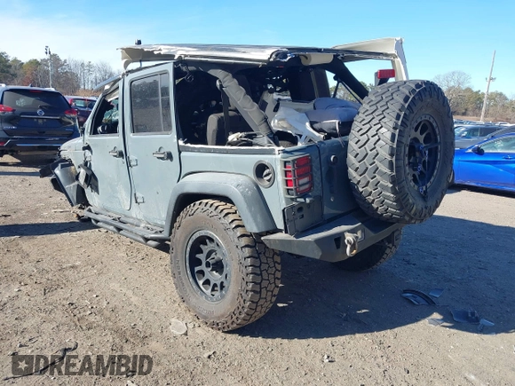 2014 Jeep Wrangler Unlimited Rubicon with VIN 1C4BJWFG3EL248164, listed as a IAAI auction lot 41290490 with 116,383 mi miles. Bid and sale history available at carsss.com. Image 3.