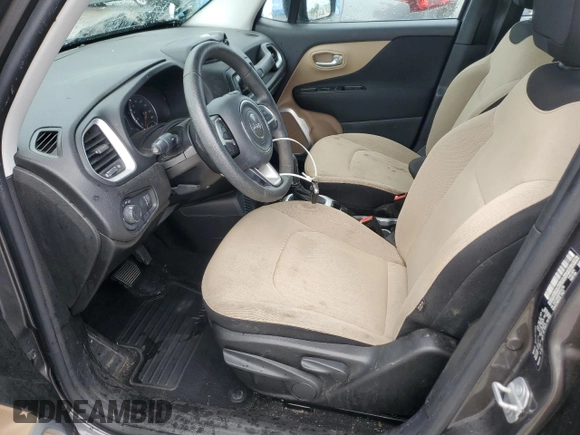 2017 Jeep Renegade Sport z VIN ZACCJAAB0HPF50756, wystawiony jako Copart lot #60187925 z przebiegiem 145 377 mil mil oraz Szkoda całkowita • Salvage title. Historia ofert i sprzedaży dostępna na DreamBid. Obrazek 7.