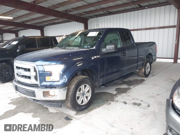 2017 Ford F-150 XL with VIN 1FTEX1E8XHFC86258, listed as a IAAI auction lot 41507147 with 225,029 mi miles. Bid and sale history available at carsss.com. Image 17.