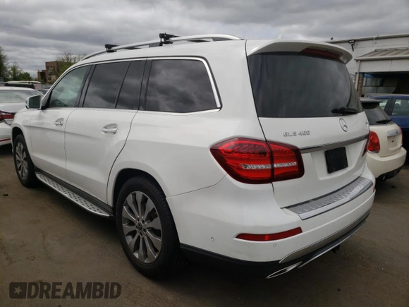 2018 Mercedes-Benz GLS 450 with VIN 4JGDF6EE9JB023186, listed as a Copart auction lot 53471364 with Not Provided miles and Salvage Title. Bid and sale history available at DreamBid. Image 2.