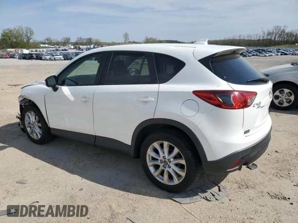 2015 Mazda CX-5 Grand Touring with VIN JM3KE4DY3F0496994, listed as a Copart auction lot 56093965 with 184,256 mi miles and Non Repairable. Bid and sale history available at DreamBid. Image 2.