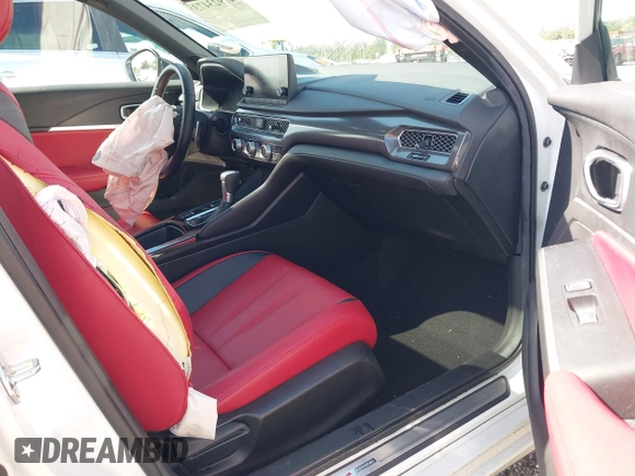 2024 Acura Integra w/A-Spec Package with VIN 19UDE4H32RA025760, listed as a IAAI auction lot 41923473 with 6,448 mi miles and . Bid and sale history available at DreamBid. Image 5.
