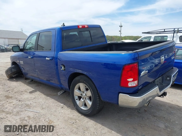 2018 Ram 1500 Big Horn with VIN 1C6RR7LT9JS237935, listed as a IAAI auction lot 42083588 with 76,075 mi miles and . Bid and sale history available at DreamBid. Image 3.