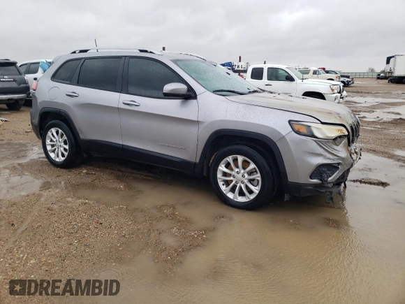 2021 Jeep Cherokee Latitude with VIN 1C4PJLCB8MD200228, listed as a Copart auction lot 46315595 with 31,551 mi miles and Salvage Title. Bid and sale history available at carsss.com. Image 4.
