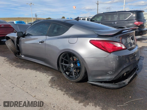 2011 Hyundai Genesis Coupe Grand Touring with VIN KMHHU6KH6BU048459, listed as a Copart auction lot 51011935 with Not provided miles and Salvage title. Bid and sale history available at DreamBid. Image 2.