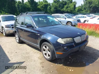2007 BMW X3 3.0si with VIN WBXPC93457WF18174, listed as a IAAI auction lot 42749628 with 262,139 mi miles and . Bid and sale history available at DreamBid. Image 1.