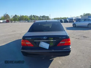 2001 Lexus LS 430 with VIN JTHBN30F710042861, listed as a IAAI auction lot 41895357 with Not Provided miles. Bid and sale history available at carsss.com. Image 15.