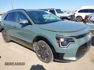 2023 Kia Niro EV Wind with VIN KNDCR3L14P5017664, listed as a IAAI auction lot 41664505 with 20,283 mi miles. Bid and sale history available at carsss.com. Image 1.
