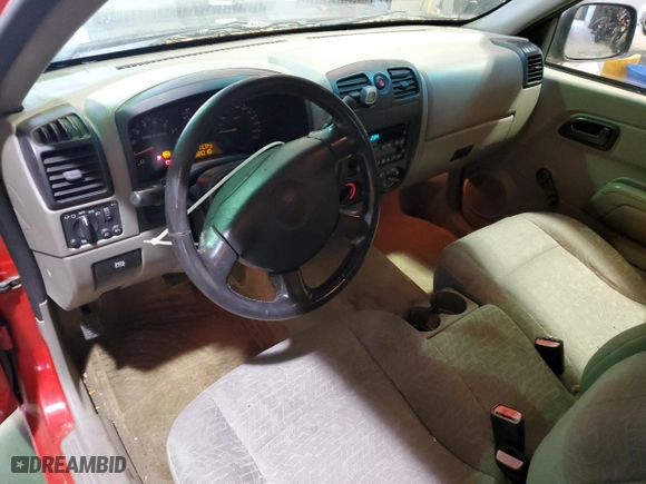 2005 Chevrolet Colorado Z85 with VIN 1GCCS198858200185, listed as a Copart auction lot 77968683 with 158,018 mi miles and Salvage Title. Bid and sale history available at carsss.com. Image 8.