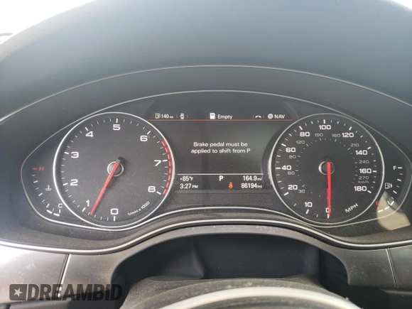 2015 Audi A7 3.0 Premium Plus with VIN WAUWGAFC3FN007045, listed as a Copart auction lot 46978484 with 86,194 mi miles. Bid and sale history available at carsss.com. Image 9.
