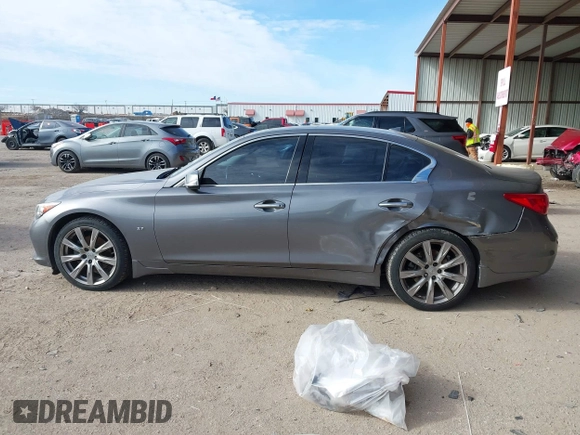2014 Infiniti Q50 Premium with VIN JN1BV7AR1EM701665, listed as a IAAI auction lot 41276373 with 113,820 mi miles. Bid and sale history available at carsss.com. Image 14.