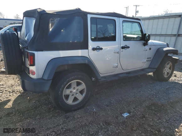 2012 Jeep Wrangler Unlimited Sport with VIN 1C4BJWDG6CL240737, listed as a Copart auction lot 50333305 with 97,799 mi miles and Clean Title. Bid and sale history available at carsss.com. Image 3.