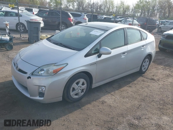 2010 Toyota Prius II with VIN JTDKN3DU2A0177269, listed as a IAAI auction lot 42054352 with 158,613 mi miles. Bid and sale history available at carsss.com. Image 2.