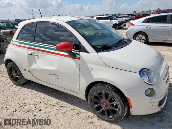 2016 FIAT 500 Pop with VIN 3C3CFFAR1GT217960, listed as a Copart auction lot 61575735 with 110,475 mi miles and Clean title. Bid and sale history available at DreamBid. Image 4.