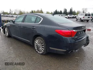 2015 Kia K900 Luxury with VIN KNALW4D42F6022892, listed as a IAAI auction lot 41965389 with 46,294 mi miles. Bid and sale history available at carsss.com. Image 3.