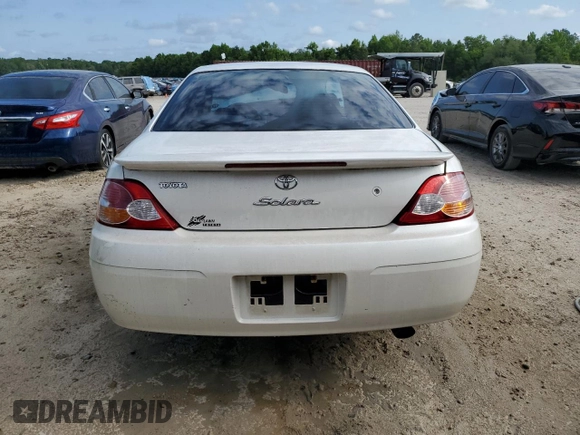2002 Toyota Solara SE with VIN 2T1CE22P02C010346, listed as a Copart auction lot 54844065 with Not provided miles and Non repairable. Bid and sale history available at DreamBid. Image 6.