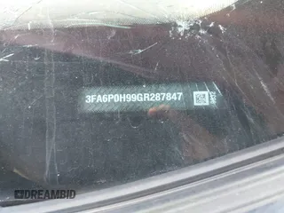 2016 Ford Fusion SE z VIN 3FA6P0H99GR287847, wystawiony jako IAAI lot #42558018 z przebiegiem Nie podano mil oraz . Historia ofert i sprzedaży dostępna na DreamBid. Obrazek 9.
