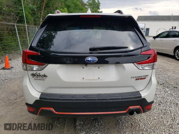 2020 Subaru Forester Special Sports with VIN JF2SKARC0LH608811, listed as a Copart auction lot 61369395 with 58,326 mi miles and Salvage title. Bid and sale history available at DreamBid. Image 6.