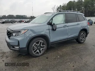 2023 Honda Passport Elite with VIN 5FNYF8H01PB015218, listed as a Copart auction lot 87325194 with 13,277 mi miles and Salvage Title. Bid and sale history available at carsss.com. Image 1.