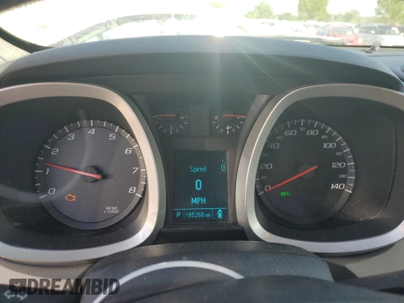 2012 Chevrolet Equinox 1LT z VIN 2GNALDEK8C6168405, wystawiony jako Copart lot #56856895 z przebiegiem 195 266 mil mil oraz Szkody całkowita. Historia ofert i sprzedaży dostępna na DreamBid. Obrazek 9.