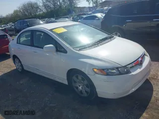 2007 Honda Civic Sdn LX with VIN 1HGFA16527L006070, listed as a IAAI auction lot 41953056 with 183,596 mi miles. Bid and sale history available at carsss.com. Image 1.