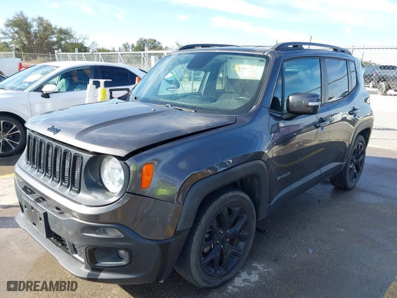 2018 Jeep Renegade Latitude with VIN ZACCJABH1JPH14217, listed as a IAAI auction lot 41798541 with 100,635 mi miles. Bid and sale history available at carsss.com. Image 17.