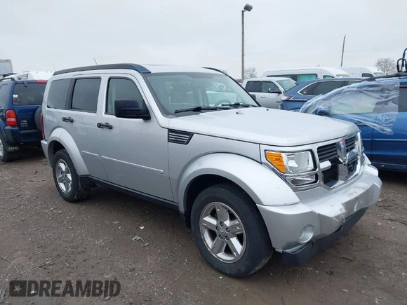 2007 Dodge Nitro SLT with VIN 1D8GU58KX7W527915, listed as a IAAI auction lot 41971181 with 167,493 mi miles. Bid and sale history available at carsss.com. Image 1.