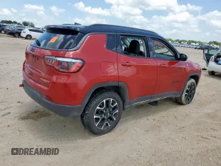 2020 Jeep Compass Trailhawk with VIN 3C4NJDDB5LT177298, listed as a Copart auction lot 61922045 with 108,619 mi miles and Salvage title. Bid and sale history available at DreamBid. Image 3.