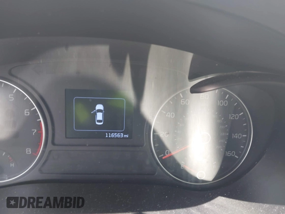 2017 Kia Optima LX with VIN 5XXGT4L3XHG124631, listed as a IAAI auction lot 42383856 with 116,563 mi miles and . Bid and sale history available at DreamBid. Image 7.
