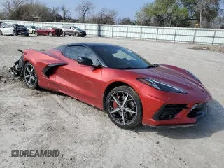 2021 Chevrolet Corvette 3LT with VIN 1G1YC3D45M5114571, listed as a Copart auction lot 43874384 with 0 mi miles. Bid and sale history available at carsss.com. Image 4.