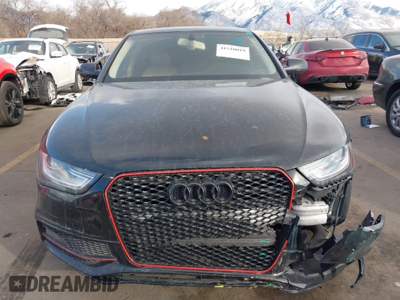 2016 Audi A4 Premium Plus with VIN WAUFFAFLXGN010321, listed as a IAAI auction lot 41510019 with 98,537 mi miles. Bid and sale history available at carsss.com. Image 12.