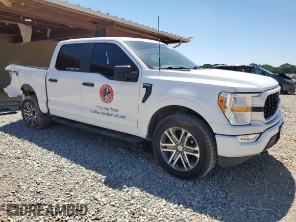 2021 Ford F-150 XL с VIN 1FTEW1EP5MFC69145, выставлен на аукционе Copart как лот 58179155 с пробегом 69 097 миль миль и Списание • Salvage title. История ставок и продаж доступна на DreamBid. Изображение 4.