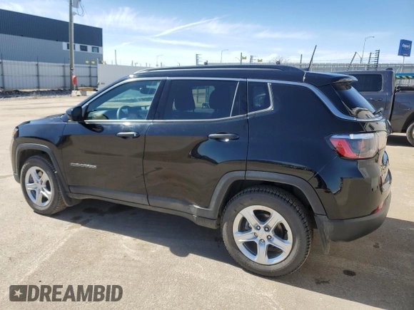 2024 Jeep Compass Sport with VIN 3C4NJDAN1RT594604, listed as a Copart auction lot 52639225 with 27,316 mi miles and Clean Title. Bid and sale history available at carsss.com. Image 2.