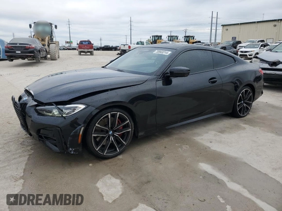 2021 BMW 4 Series 430i with VIN WBA53AP09MCF95380, listed as a Copart auction lot 70993314 with 36,380 mi miles and Salvage Title. Bid and sale history available at DreamBid. Image 1.
