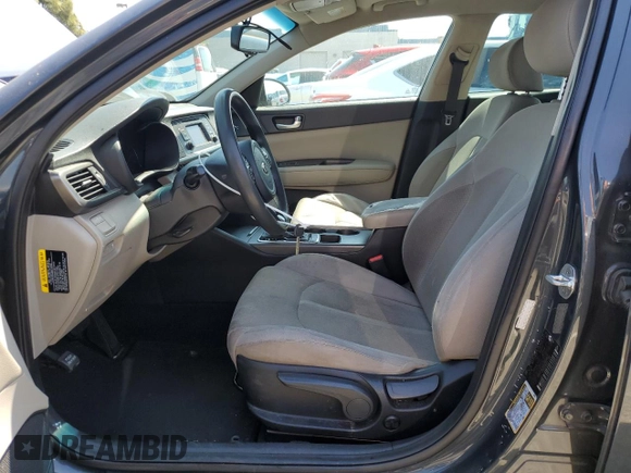 2016 Kia Optima LX with VIN KNAGT4L34G5085843, listed as a Copart auction lot 54608175 with 107,349 mi miles and Salvage Title. Bid and sale history available at carsss.com. Image 7.