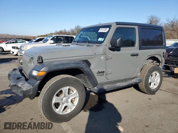 2021 Jeep Wrangler 80th Anniversary with VIN 1C4GJXAN8MW666671, listed as a Copart auction lot 89151305 with 22,628 mi miles and Salvage Title. Bid and sale history available at DreamBid. Image 1.