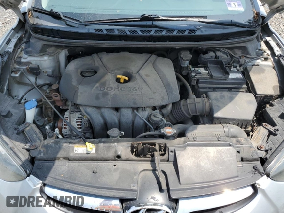 2011 Hyundai Elantra Limited z VIN 5NPDH4AE0BH027412, wystawiony jako Copart lot #58574475 z przebiegiem 141 620 mil mil oraz Szkoda całkowita • Salvage title. Historia ofert i sprzedaży dostępna na DreamBid. Obrazek 11.