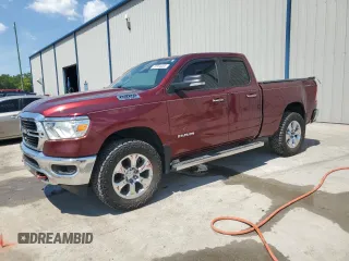2020 Ram 1500 Big Horn with VIN 1C6RREBT7LN250920, listed as a Copart auction lot 50584455 with 69,109 mi miles and Salvage Title. Bid and sale history available at carsss.com. Image 1.