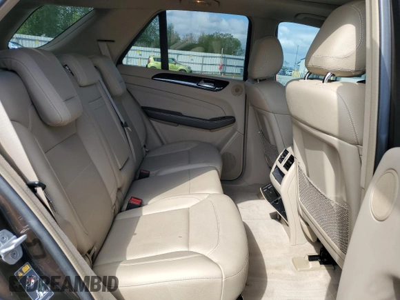 2015 Mercedes-Benz M 350 with VIN 4JGDA5JB9FA553014, listed as a Copart auction lot 55325335 with 122,313 mi miles and Salvage Title. Bid and sale history available at DreamBid. Image 11.