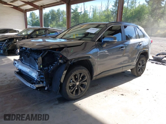 2022 Toyota RAV4 Hybrid SE with VIN 2T3T6RFVXNW033965, listed as a IAAI auction lot 42368450 with 27,377 mi miles and . Bid and sale history available at DreamBid. Image 18.