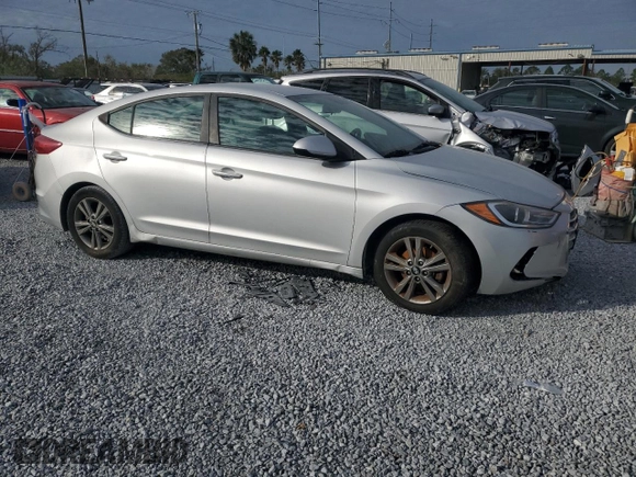 2018 Hyundai Elantra SEL with VIN 5NPD84LFXJH284260, listed as a Copart auction lot 87709405 with 89,997 mi miles and Clean Title. Bid and sale history available at DreamBid. Image 4.