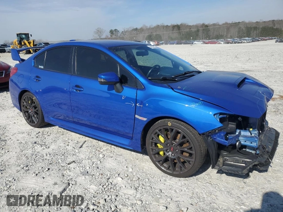 2019 Subaru WRX STI with VIN JF1VA2R65K9814137, listed as a Copart auction lot 46531645 with 30,598 mi miles and Salvage Title. Bid and sale history available at carsss.com. Image 4.